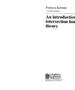 [PDF] An introduction to intersection homology theory Frances Clare Kirwan