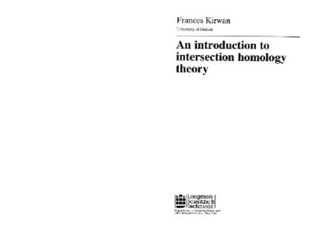 [PDF] An introduction to intersection homology theory Frances Clare Kirwan