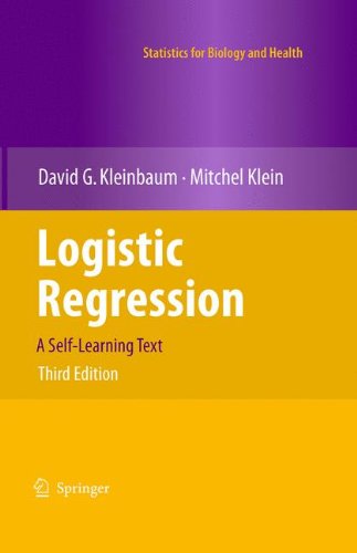 {pdf} Logistic Regression: A Self-Learning Text David G. Kleinbaum, Mitchel Klein (auth.)