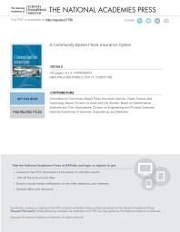 [PDF] A Community-Based Flood Insurance Option and Medicine Engineering National Academies of Sciences; Division on Engineering and Physical Sciences; Board on Mathematical Sciences and Their Applications; Division on Earth and Life Studies; Water Science and Technology Board; Committee on Community-Based Flood Insurance Options