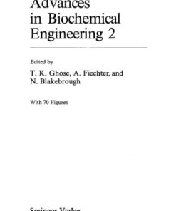 [PDF] Advances in Biochemical Engineering, Volume 002 T.K. Ghose ,A. Fiechter, N.Blakebrough