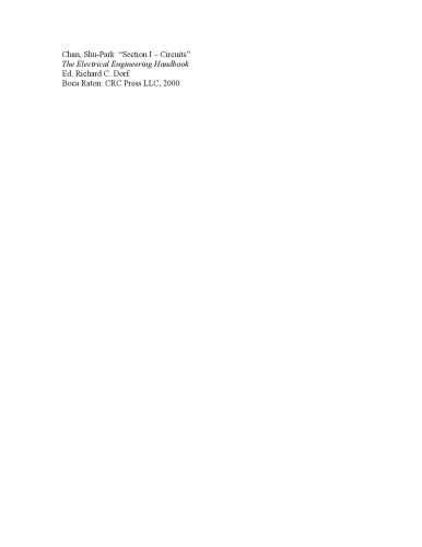 {PDF} The Electrical Engineering Handbook Richard C. Dorf