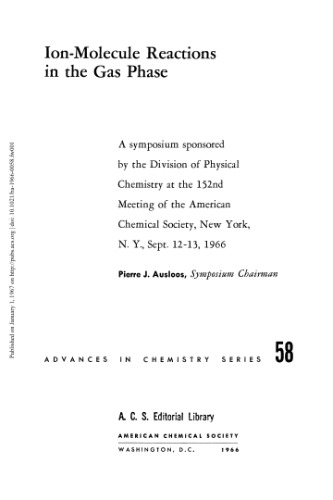 [PDF] Ion-Molecule Reactions in the Gas Phase Gould R.F. (ed.)