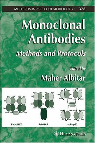 [PDF] Monoclonal Antibodies: Methods and Protocols Eugene Mechetner (auth.), Maher Albitar (eds.)