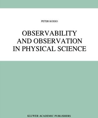 {pdf} Observability and Observation in Physical Science Peter Kosso