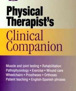 [PDF] Physical Therapist's Clinical Companion, 2000 Springhouse
