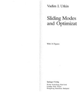 [PDF] Sliding Modes in Control and Optimization (Communications and Control Engineering) Vadim I. Utkin