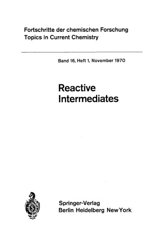 [PDF] Reactives Intermediates Boschke F.L.