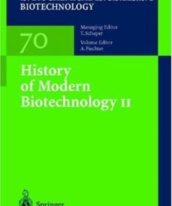 [PDF] History of Modern Biotechnology Armin Fiechter, W. Beyeler, H. Bocker, H.R. Bungay, E. DaPra, R. Katzen, W.A. Knorre, N.W.F. Kossen, K. Schneider, K. Sch?gerl, G.T. Tsao, J.M. Woodley