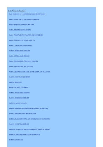 [PDF] Cecil Textbook of Medicine (2-Volume Set) Lee Goldman MD, J. Claude Bennett MD