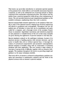 [PDF] Spectral Analysis for Physical Applns. [math] D. Percival, et. al.,