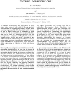 {pdf} The physical properties of blood - forensic considerations