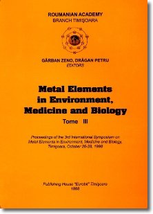 [PDF] Metal elements in environment, medicine and biology. Tome 3. Proceedings of 3rd International Symposium, October 26-28, 1998. Garban Z., Dr?gan P. (Ed.)