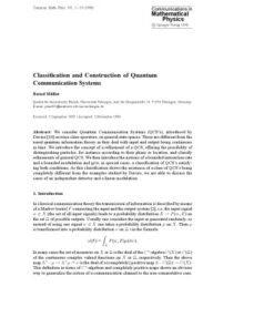 [PDF] Communications in Mathematical Physics - Volume 191 A. Jaffe (Chief Editor)
