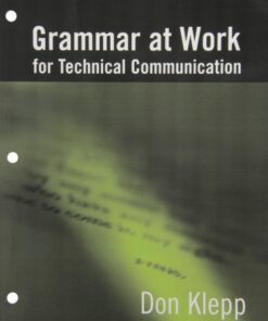 {PDF} Grammar At Work for Technical Communication Don Klepp