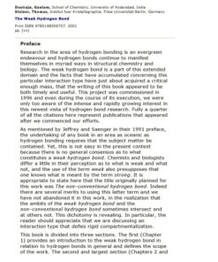 [PDF] The Weak Hydrogen Bond in Struct. Chemistry, Biology G. Desiraju, et. al.