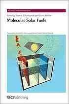 [PDF] Molecular solar fuels Thomas John Wydrzynski; Warwick Hillier