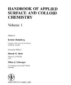[PDF] Handbook Of Applied Surface And Colloid Chemistry Holmberg K., Et Al.
