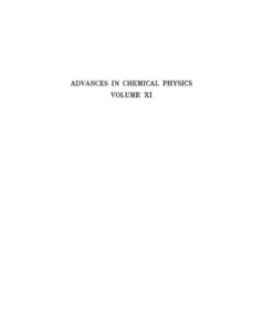 [PDF] Advances in Chemical Physics, Vol.11 (Interscience, 1967) Ilya Prigogine