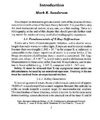 {PDF} Crystallographic Methods and Protocols Christopher Jones, Barbara Mulloy, Mark R. Sanderson