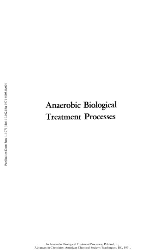 [PDF] Anaerobic Biological Treatment Processes Gould R.F. (ed.)