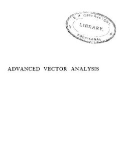 [PDF] Advanced Vector Analysis with Application to Mathematical Physics C.E. Weatherburn