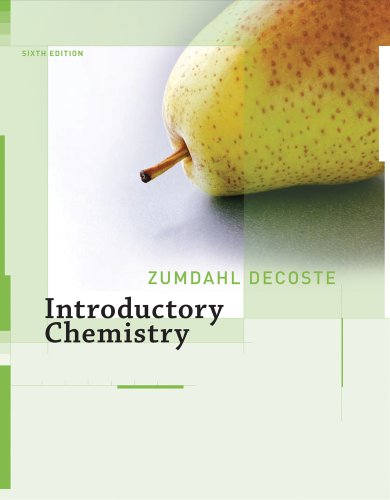 [PDF] Introductory Chemistry , Sixth Edition Steven S. Zumdahl, Donald J DeCoste