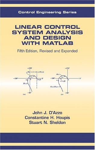 [PDF] Linear Control System John J. D'Azzo, Constantine H. Houpis, Stuart N. Sheldon