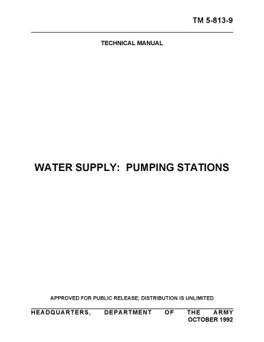 {PDF} Water supply : pumping stations United States. Dept. of the Army