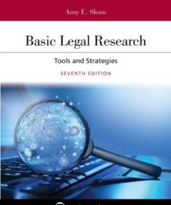 [PDF] Basic Legal Research: Tools And Strategies Amy E. Sloan