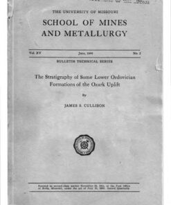 {PDF} The Stratigraphy of Some Lower Ordovician Formations of the Ozark Uplift James S. Cullison