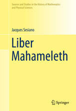 {pdf} The Liber mahameleth : A 12th-century mathematical treatise Jacques Sesiano (auth.)
