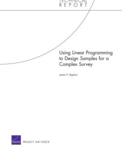 [PDF] Using Linear Programming to Design Samples for a Complex Survey James H. Bigelow