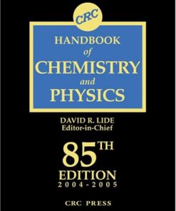 [PDF] CRC Handbook Chemistry and Physics, 85th Edition David R. Lide