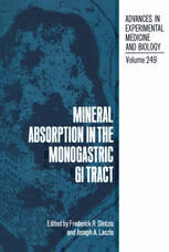 [PDF] Mineral Absorption in the Monogastric GI Tract Robert J. Cousins (auth.), Frederick R. Dintzis, Joseph A. Laszlo (eds.)