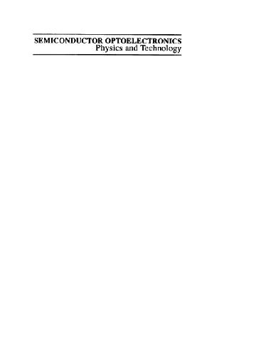 [PDF] Semiconductor optoelectronics - physics and technology Jasprit Singh