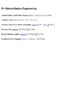 [PDF] 51.Rehabilitation Engineering John G. Webster (Editor)