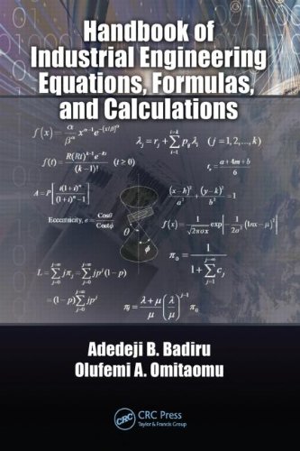 {PDF} Handbook of Industrial Engineering Equations, Formulas, and Calculations Adedeji B. Badiru, Olufemi A. Omitaomu