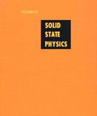 [pdf] Solid State Physics: Advances in Research and Applications, Vol. 41 Henry Ehrenreich