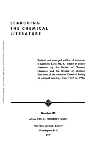[PDF] Searching the Chemical Literature Gould R.F. (ed.)