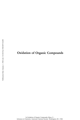 [PDF] Oxidation of Organic Compounds vol.I Gould R.F. (ed.)