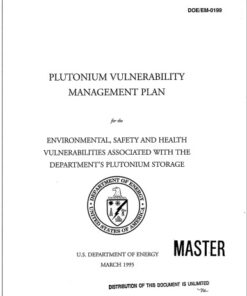 {PDF} Plutonium Vulnerability Management Plan United States. Dept. of Energy.; United States. Dept. of Energy. Office of Scientific and Technical Information