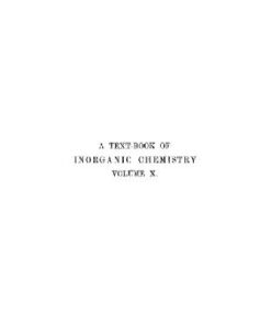 [PDF] A textbook of inorganic chemistry vol.X The metal-amines