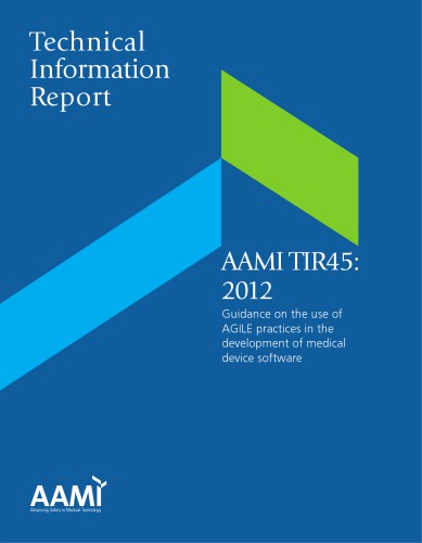 {PDF} Guidance on the use of AGILE practices in the development of medical device software