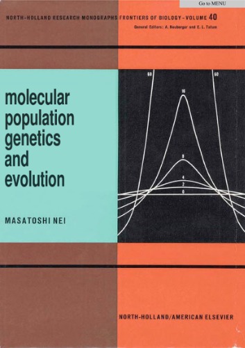 [PDF] Molecular population genetics and evolution Masatoshi Nei
