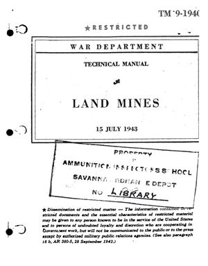 {PDF} ??????????? ????? ??? ?? ???. ????? ?????????? ??????????? (Technical Manual for Landmines) ?????? 1943 ?
