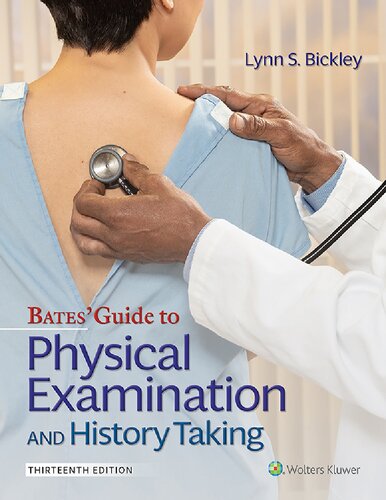 [PDF] Bates' Guide To Physical Examination and History Taking (Lippincott Connect) Lynn S. Bickley MD  FACP, Peter G. Szilagyi MD  MPH, Richard M. Hoffman MD  MPH  FACP, Rainier P. Soriano MD