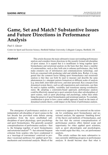 {PDF} sports medicine Volume 40 Issue 8 August 2010 adisonline.com