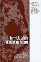 [PDF] Early Life Origins of Health and Disease Petter D. Gluckman, Mark A. Hanson (auth.), E. Marelyn Wintour, Julie A. Owens (eds.)