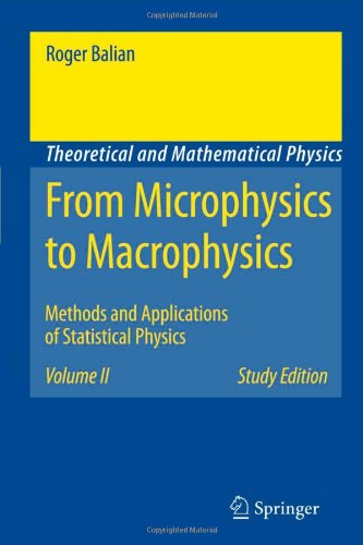[pdf] From microphysics to macrophysics, Roger Balian, Dirk Haar